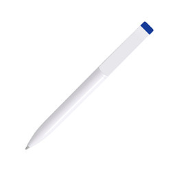 uma® Antibakterieller Kugelschreiber Effect Green, blaue Mine, weiß-blau