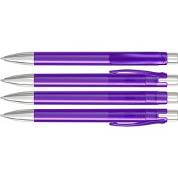 uma® CANDY transparent SI Druckkugelschreiber, violett