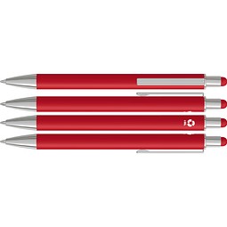 uma® GROOVE TOUCH RECY Touchpen, rot
