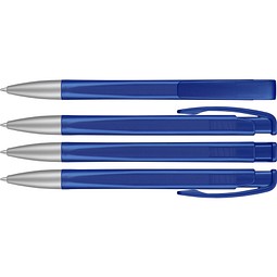 uma® LINEO frozen SI Druckkugelschreiber, dunkelblau