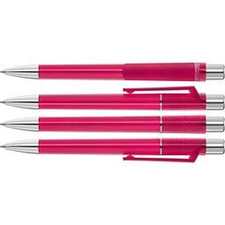 uma® PEPP transparent SI Druckkugelschreiber, magenta