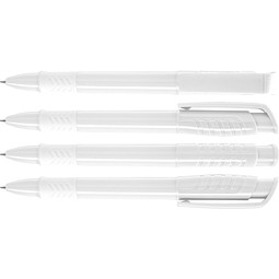 uma® PRIMA Druckkugelschreiber, weiss