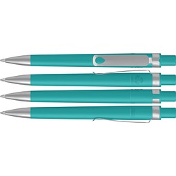 uma® RECYCLED PET PEN CORE F SI Druckkugelschreiber, petrol