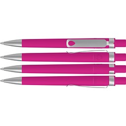 uma® RECYCLED PET PEN CORE SI GUM Druckkugelschreiber, magenta