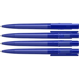 uma® RECYCLED PET PEN PRO frozen Druckkugelschreiber, blau