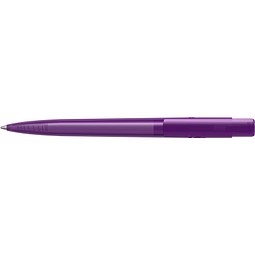 uma® RECYCLED PET PEN PRO transparent Druckkugelschreiber, violett