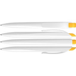 uma® STREAM Druckkugelschreiber, ocker