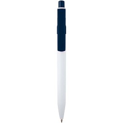 Unica Kugelschreiber aus recyceltem Kunststoff (blaue Mine), navy
