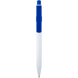 Unica Kugelschreiber aus recyceltem Kunststoff (schwarze Mine), royalblau