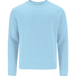 Unisex Sweatshirt mit Rundhalsausschnitt – Klassischer Crewneck, 3XL, HELLBLAU