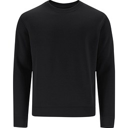 Unisex Sweatshirt mit Rundhalsausschnitt – Klassischer Crewneck, 3XL, SCHWARZ
