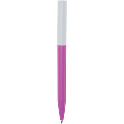 Unix Kugelschreiber aus recyceltem Kunststoff, schwarze Mine, magenta