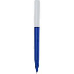 Unix Kugelschreiber aus recyceltem Kunststoff, schwarze Mine, royalblau