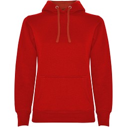 Urban Kapuzenpullover für Damen, rot, L