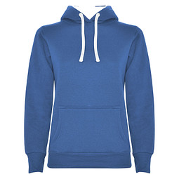 Urban Kapuzenpullover für Damen, Royal/weiß, M