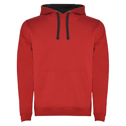 Urban Kapuzenpullover für Kinder, rot, 11/12