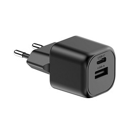 Urban Vitamin Monterey 20W-GAN-Ladegerät aus RCS rec. PC, schwarz