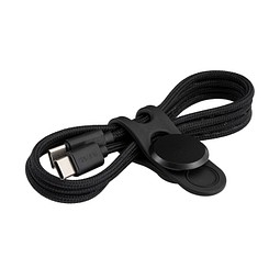 USB-C Kabel mit Kabelbinder REEVES-CONVERTICS TIE, schwarz