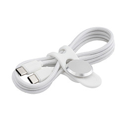 USB-C Kabel mit Kabelbinder REEVES-CONVERTICS TIE, silber