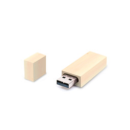 USB Stick Holz Bar 16 GB, ahorn