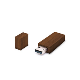 USB Stick Holz Bar 2 GB, walnuss