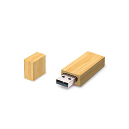USB Stick Holz Bar 8 GB, bambus hell