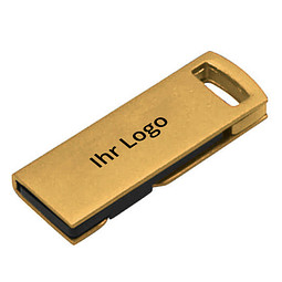 USB-Stick Mini-Twist, 4 GB, gold