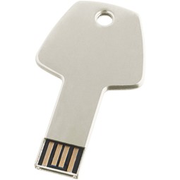USB-Stick Schlüssel, silber, 64GB