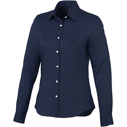 Vaillant langärmlige Bluse, navy, M