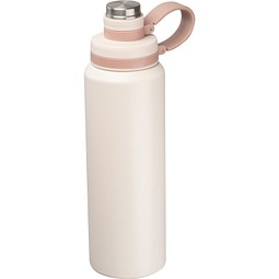 Vakuum Edelstahltrinkflasche, 800ml , beige
