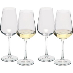 Vanilla Season® MORETON 4er Set Bohemia Crystal Weißweingläser