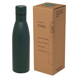 Vasa RCS-zertifizierte Kupfer-Vakuum Isolierflasche aus recyceltem Edelstahl, 500 ml, Green flash