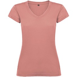 Victoria T-Shirt mit V-Ausschnitt für Damen, Clay Orange, S