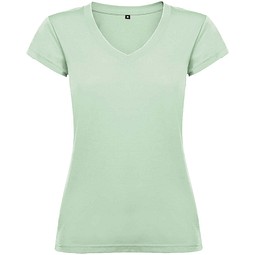 Victoria T-Shirt mit V-Ausschnitt für Damen, Mist Green, S