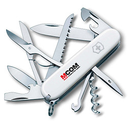 VICTORINOX Taschenmesser Huntsman, 15 Funktionen, weiß