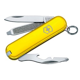 VICTORINOX Taschenmesser Rally, 9 Funktionen, gelb