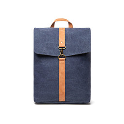 Mitarbeitergeschenk Rucksack VINGA Bosler – navy blau – mit Logodruck für 15 Zoll Laptops, nachhaltiger Backpack für das Onboarding