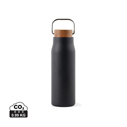 VINGA Ciro RCS recycelte Vakuumflasche 300ml, schwarz