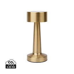 VINGA Maris Tischleuchte aus RCS recyceltem ABS, gold