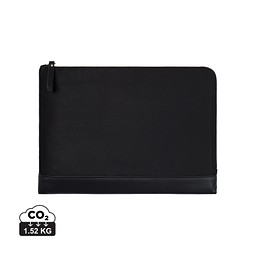 VINGA Marlow 16 Zoll Laptop Sleeve aus RCS recyceltem Polyester, schwarz