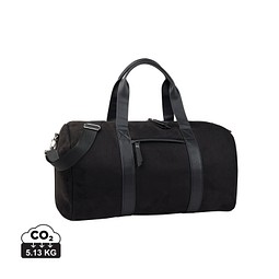 VINGA Marlow Wochenendtasche RCS aus recyceltem Polyester, schwarz
