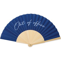 VINGA Out-of-office Handfächer, navy blau, weiß