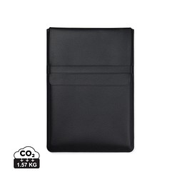 VINGA Timo 16 Zoll Laptop-Sleeve aus RCS recyceltem rPET, schwarz