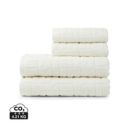 VINGA Verso Handtuch aus OCS Bio-Baumwolle, 4er-Set, neutral
