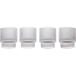 VINGA York Tumbler, 4-tlg. Set, transparent