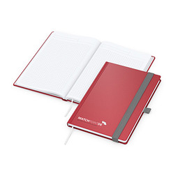Geiger-Notes Vision-Book A5 Bestseller, inkl. Siebdruck, rot