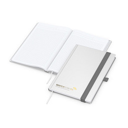 Geiger-Notes Vision-Book A5 Bestseller, inkl. Prägung in schwarz-glänzend, weiß