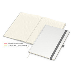 Geiger-Notes Vision-Book Creme Bestseller Notizbuch A4, weiß inkl. Kupferprägung