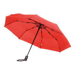 Automatik Windproof Taschenschirm Plopp, rot