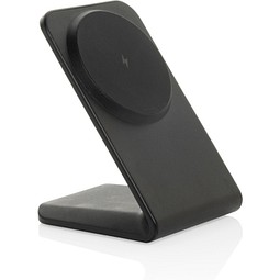 VoltPerch 15W magnetischer Wireless Charger aus RCS rec. ABS, schwarz